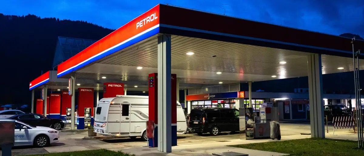 Tankstelle in Slowenien