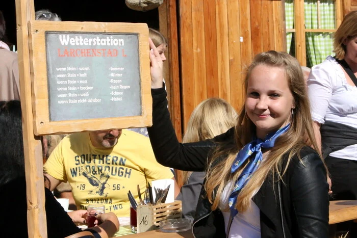 Übrigens: Die hauseigene „Wetterstation“ verleitet leicht zum Schmunzeln.