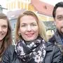 Claudia Rossbacher beim Dreh mit Miriam Stein und Hary Prinz