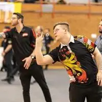 Robin Buggelsheim spielte in Deutschland gegen die Darts-Elite