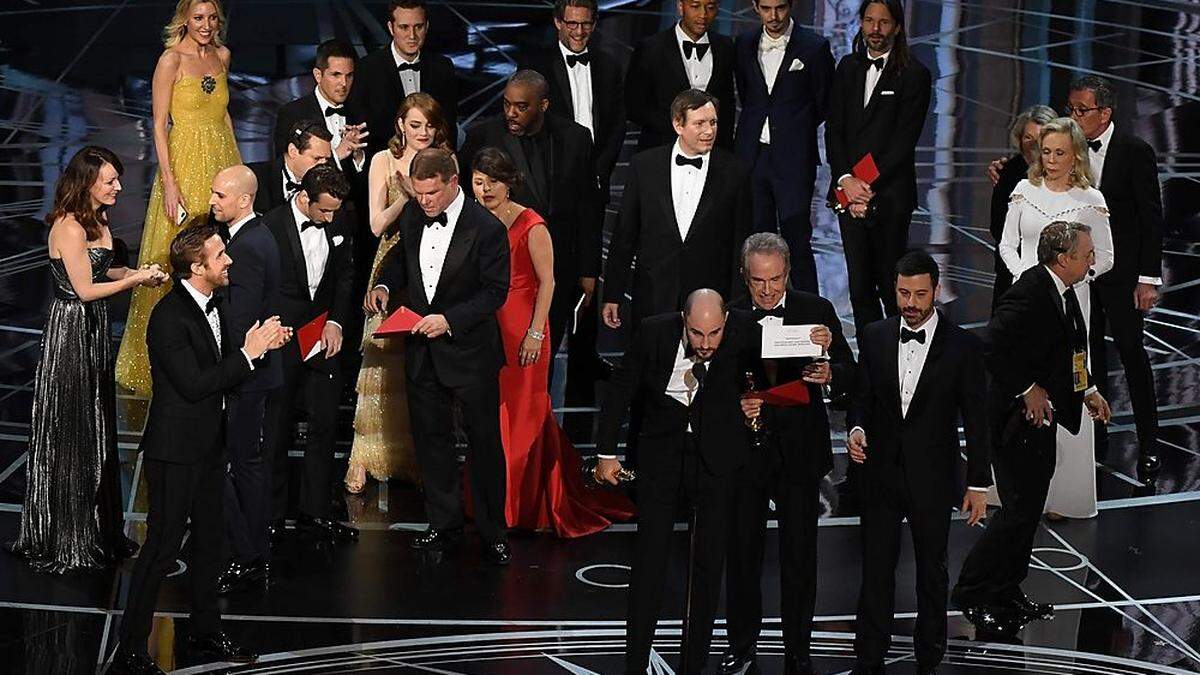 Chaos bei der Oscar-Verleihung: Und wer hat jetzt tatsächlich gewonnen? 