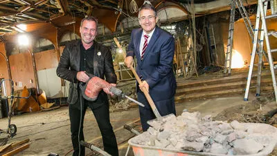 Laufend auf der Baustelle: Strohecker, Sauseng