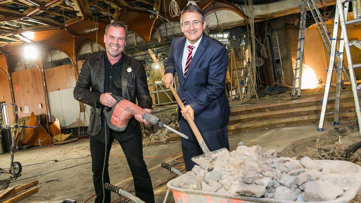 Laufend auf der Baustelle: Strohecker, Sauseng