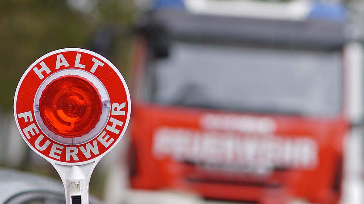 Feuerwehr barg abgestürztes Motorrad