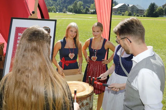 Auch die Kleine Zeitung war mit einem Stand vor Ort