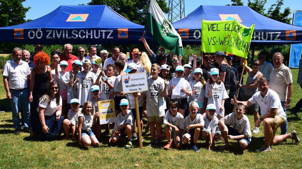 Die Volksschule Weißkirchen hat das Bundesfinale der Kindersicherheitsolympiade gewonnen.