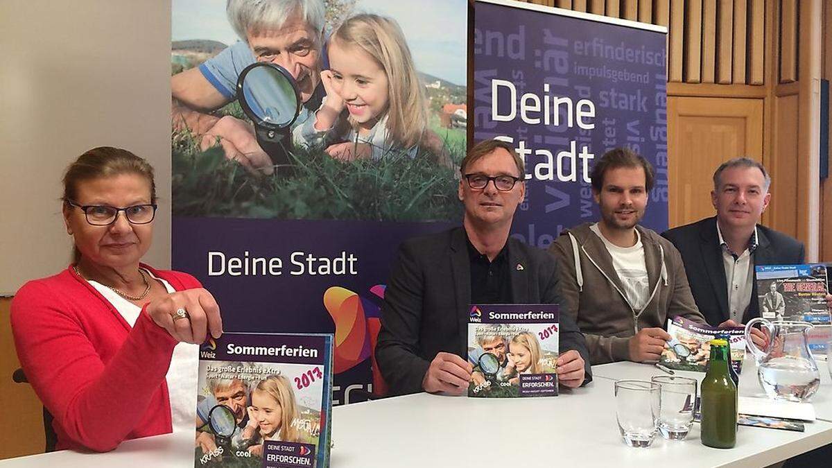 Susanne Kropac, Erwin Eggenreich, Gernot Schoberer und Johann König präsentierten das Jubiläumsjahr &quot;Innovation&quot;