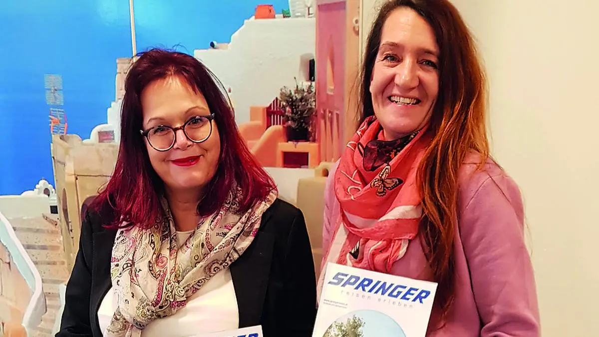 Das neue Wolfsberger Springer-Team: Filialleiterin Susanne Klöcker und Rozalia Mayer-Krechting