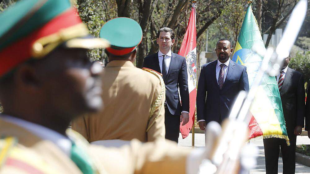 Kanzler Kurz bei Premier Ahmed in Addis Abeba 