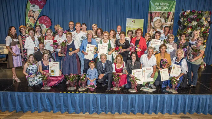 4000 Teilnehmer im Einzelbewerb und über 3600 Kindergartenkinder: Die Blumenolympiade war wieder erfolgreich. Im Congress-Center Pörtschach wurden die schönsten Gärten des Landes ausgezeichnet.