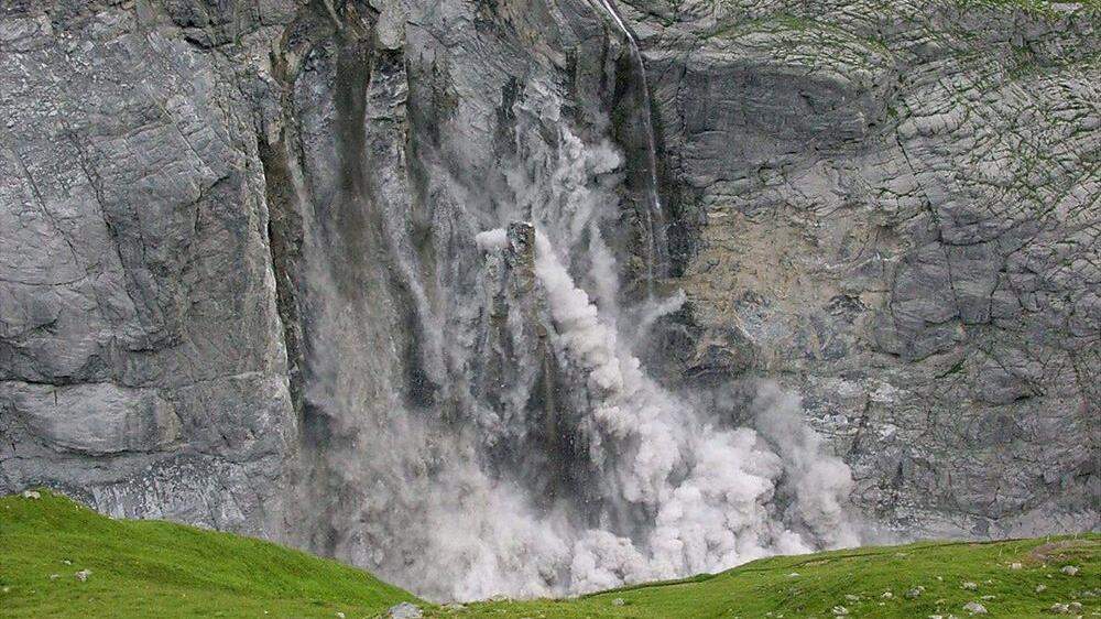 Steinschlag in Grindelwald