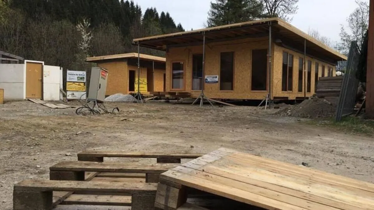 In der Lienzer Pfister entsteht derzeit ein neues Tierheim. Gesamtkosten: 500.000 Euro