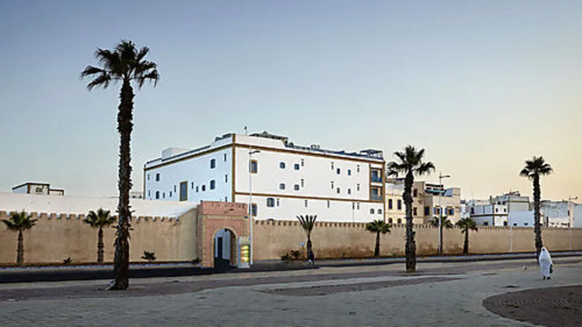 Das Hotel "Heure Bleue" am Eingang der Medina von Essaouira