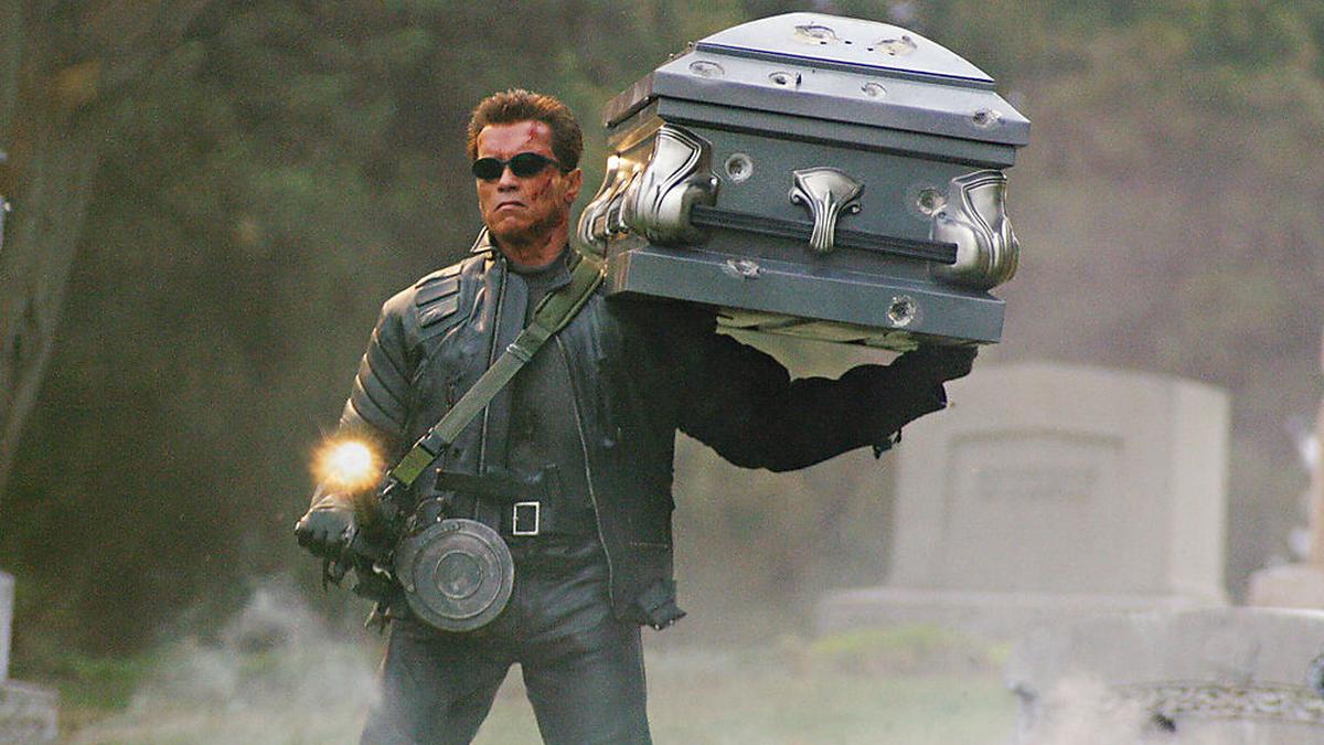 Arnold Schwarzenegger in der &quot;Terminator&quot;-Reihe 