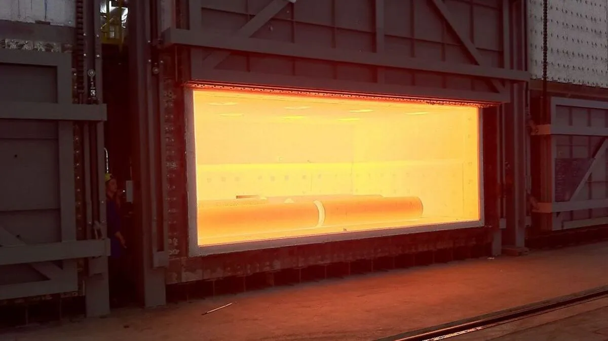 Ein Schmiedeofen von Andritz