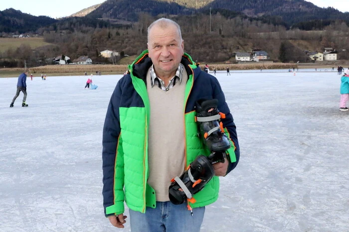„Unseren Gästen steht eine Eisfläche von rund sieben Hektar zur Verfügung“, sagte „Radlerstop“-Chef Hannes Weiss (Foto). 