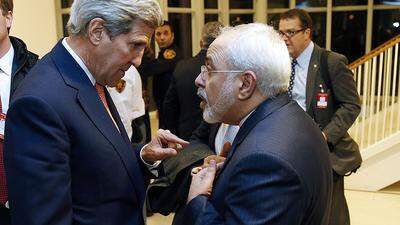 US-Außenminister John Kerry und sein iranischer Amtskollege Mohammad Javad Zarif