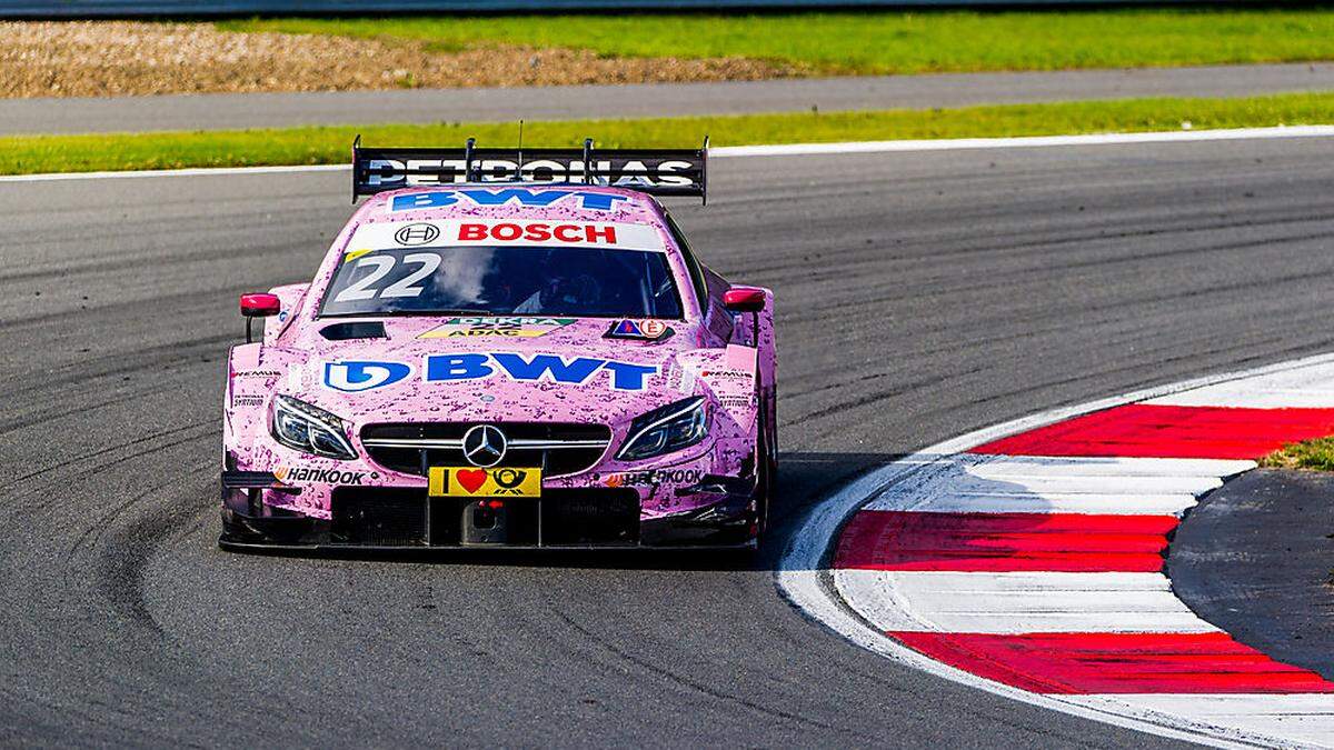 Der Österreicher Lucas Auer im DTM-Mercedes