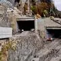 Die Bauarbeiten auf der italienischen Seite des Plöckenpasses laufen auf Hochtouren