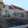 Bei der Hauptplatzsanierung in Bad Radkersburg bleibt kaum ein Stein auf dem anderen