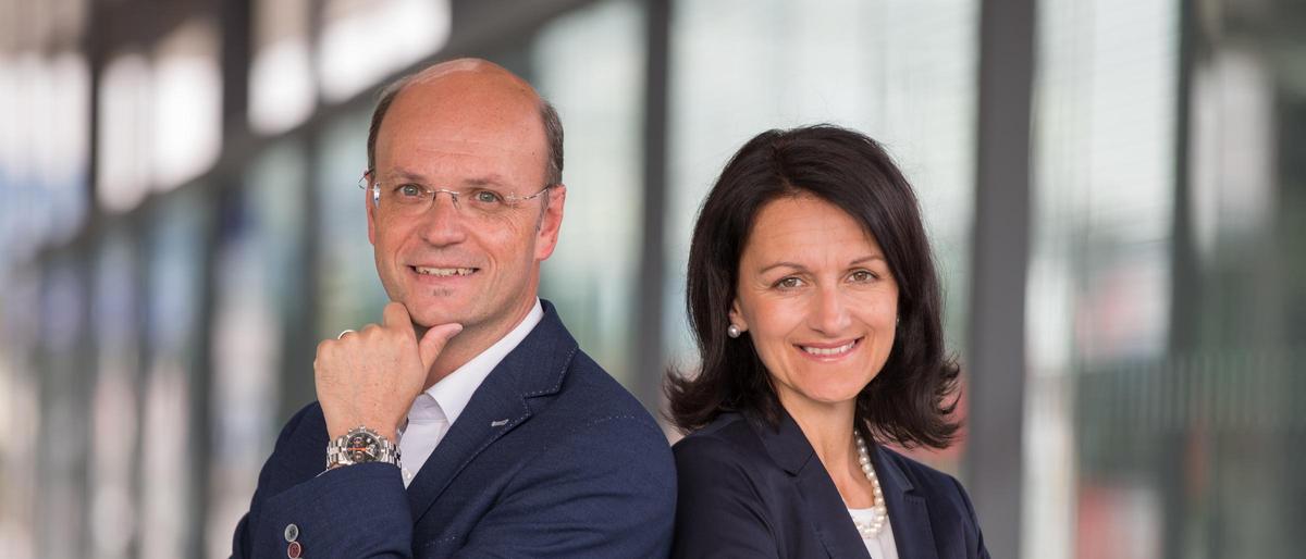 Hubert Loschek und Gattin Michaela Loschek-Böhm, die ebenfalls im Unternehmen tätig ist