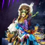 Die Bodypainter zogen die Blicke auf sich