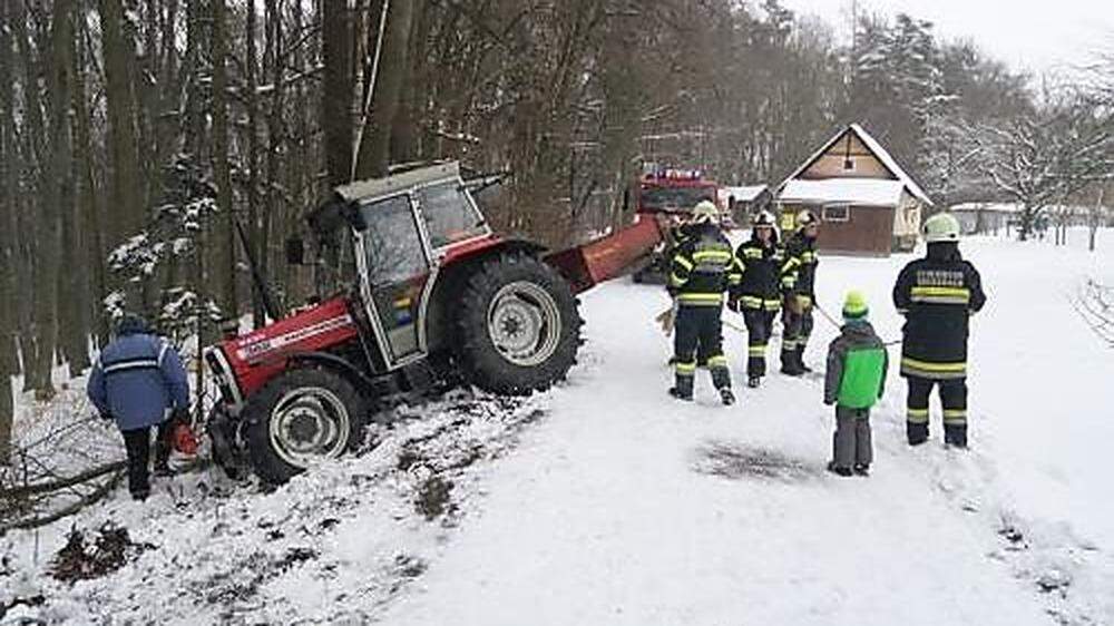 Die Feuerwehr Übersbach war mit elf Mann im Einsatz