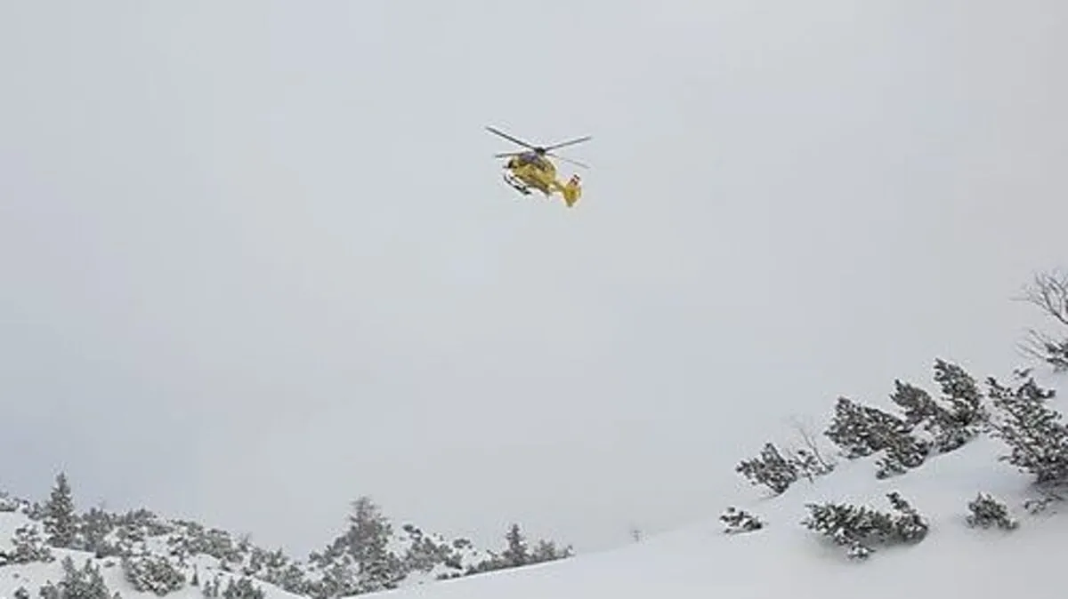 C14 brachte Verletzten ins Krankenhaus