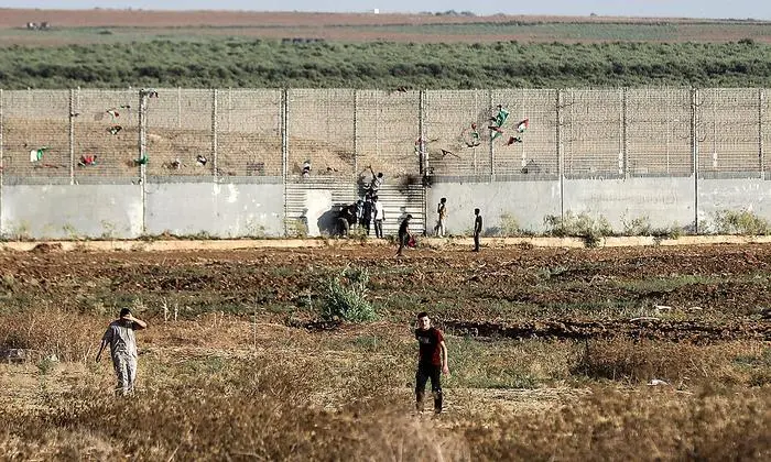 Proteste an der Grenze zu Israel
