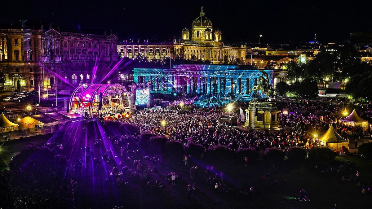 In Wien findet das „Fest der Freude“ statt.