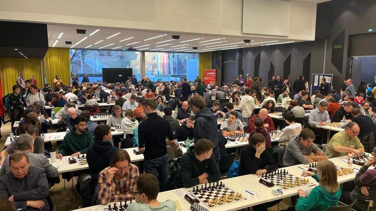 Eine Woche lang stand der Europasaal der Wirtschaftskammer in Graz im Zeichen des Schachsports