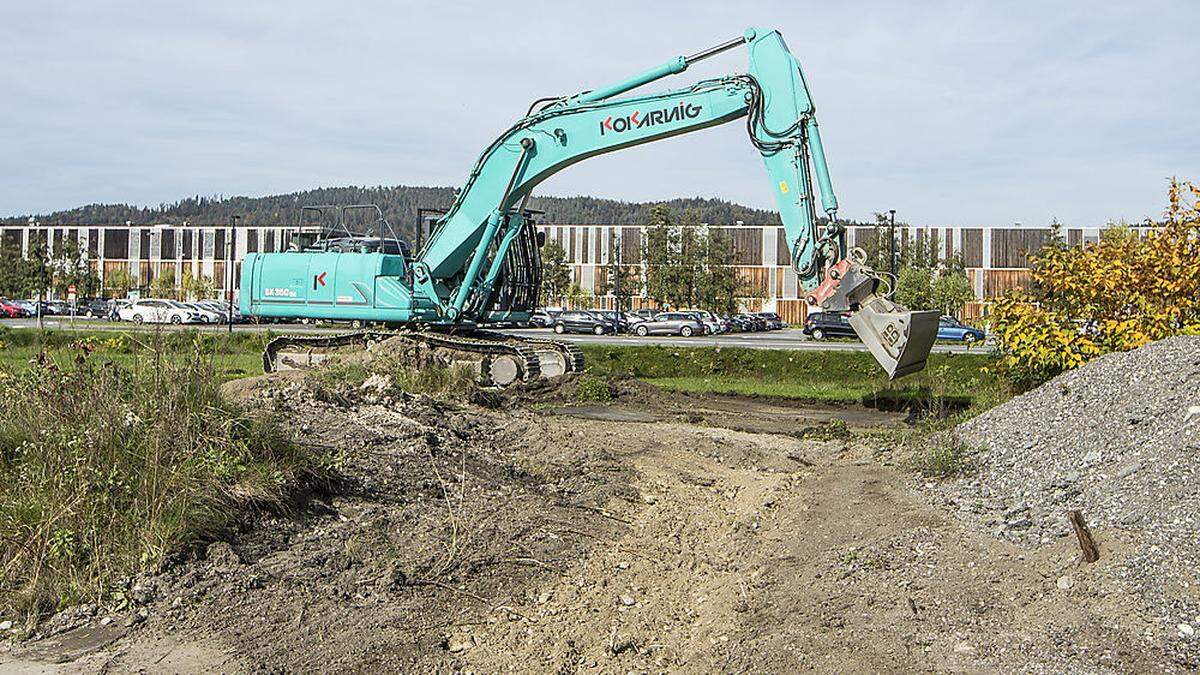 Im Lakesidepark wird wieder gebaut