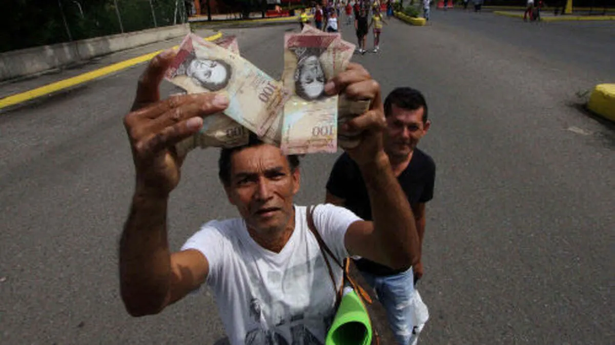 Geldknappheit in Venezuela 