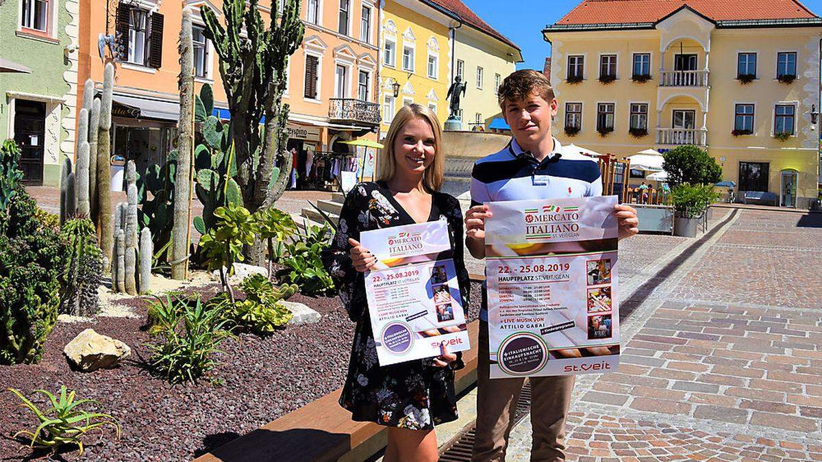 Der Hauptplatz wird Standort des Marktes