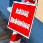Warnschild, Achtung Dachlawinen