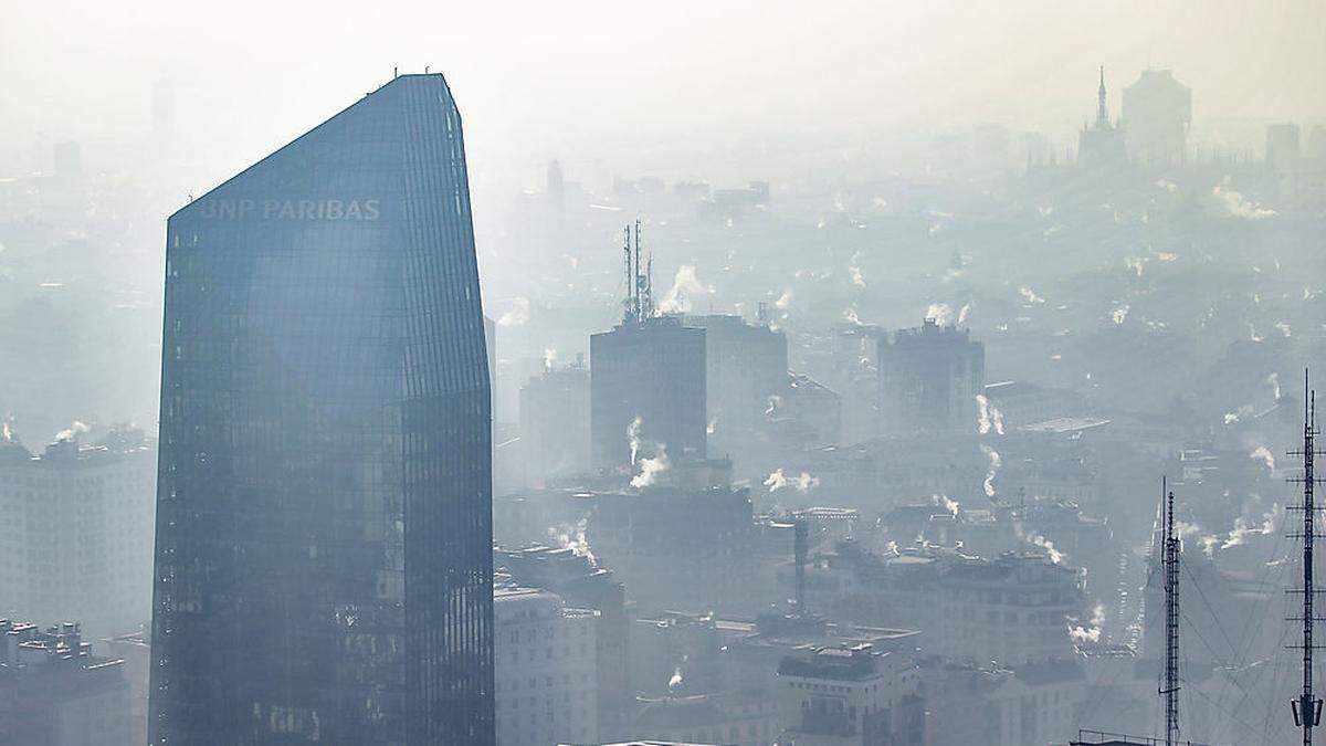 Smog über Mailand