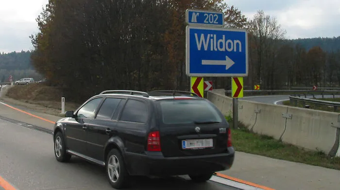 Die Abfahrt Wildon wird gesperrt