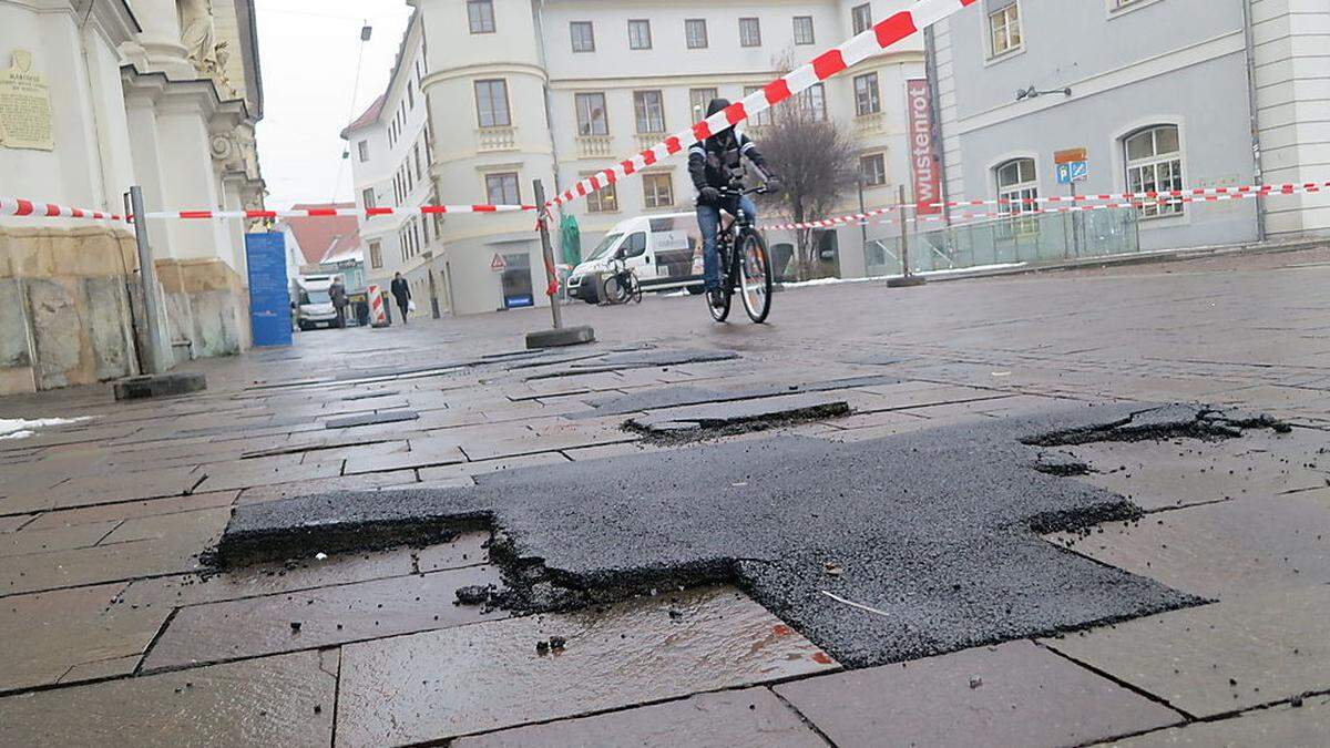 So sieht der Mariahilferplatz derzeit aus