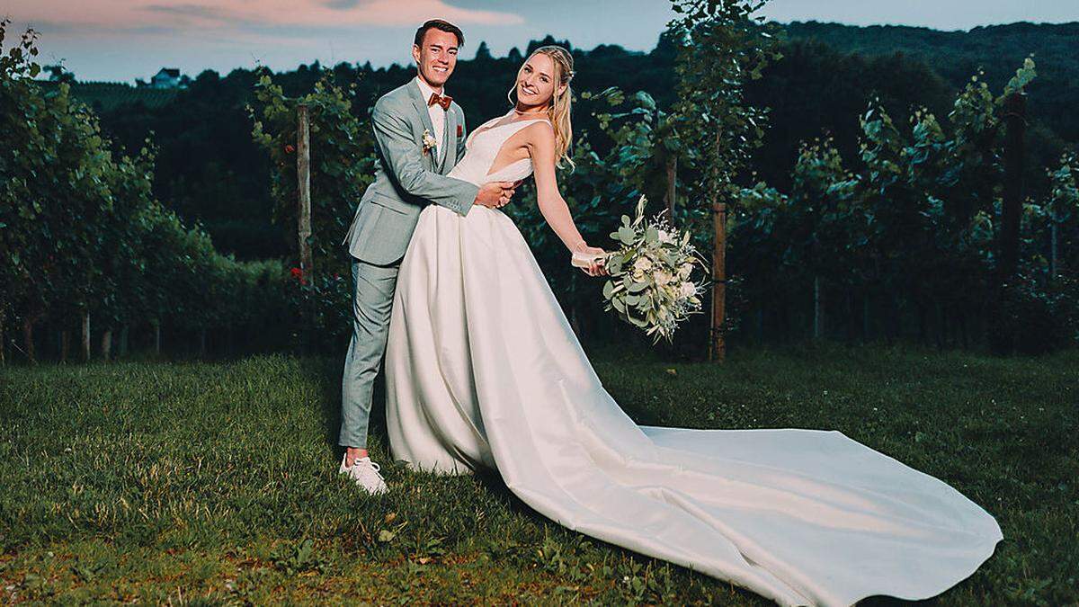 Marisa & Stefan Kraft heirateten im Weinschloss Thaller in der Steiermark