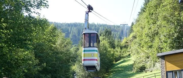 66 Jahre alt und kein bisschen müde: Die Tauern-Seilbahn in Haus im Ennstal