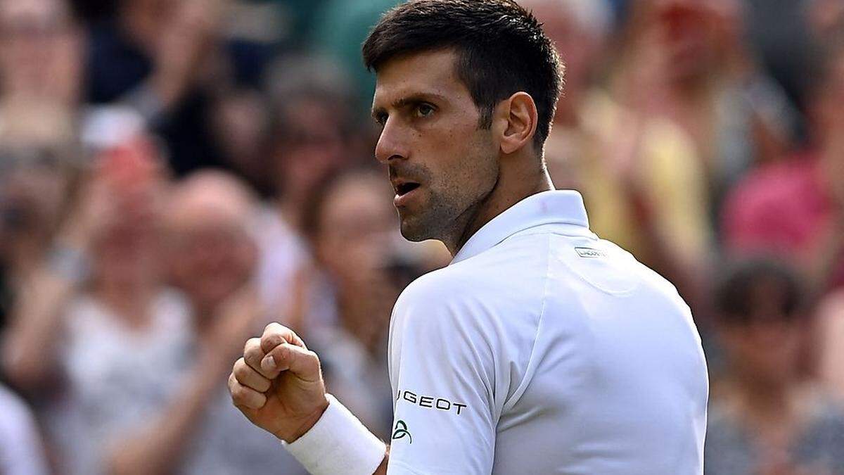 Novak Djokovic ballte einmal mehr die Faust.