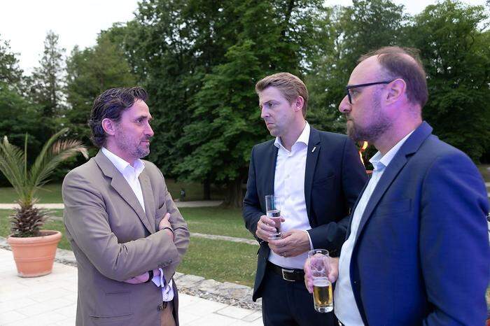 Martin Auer, Philipp Gady und Klaus Macher