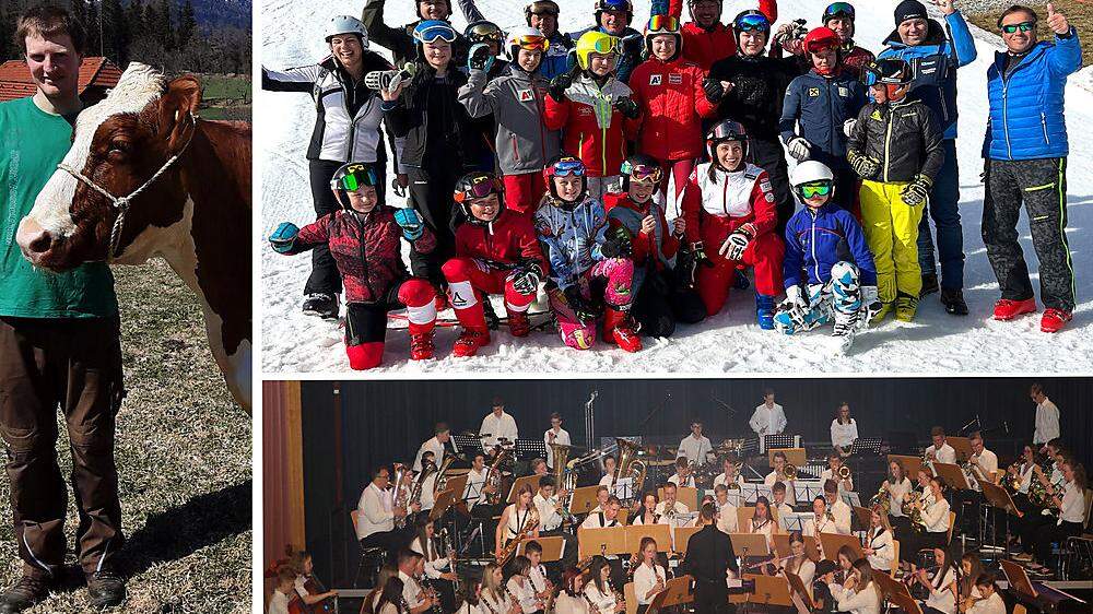 Dominik Rottensteiner mit seiner Herzl, talentierte Wintersportler mit Katrin Ofner und Konzert im Kulturhaus