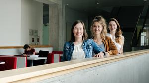 Marlies Wallner, Anna-Lena Aufschnaiter und Christina Höfler bilden das Kernteam des Projekte an der FH Joanneum