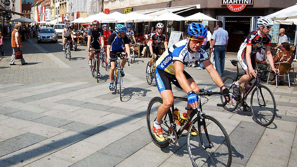 Die Tour de Mur bringt die Radfahrer auch in den Bezirk Leoben