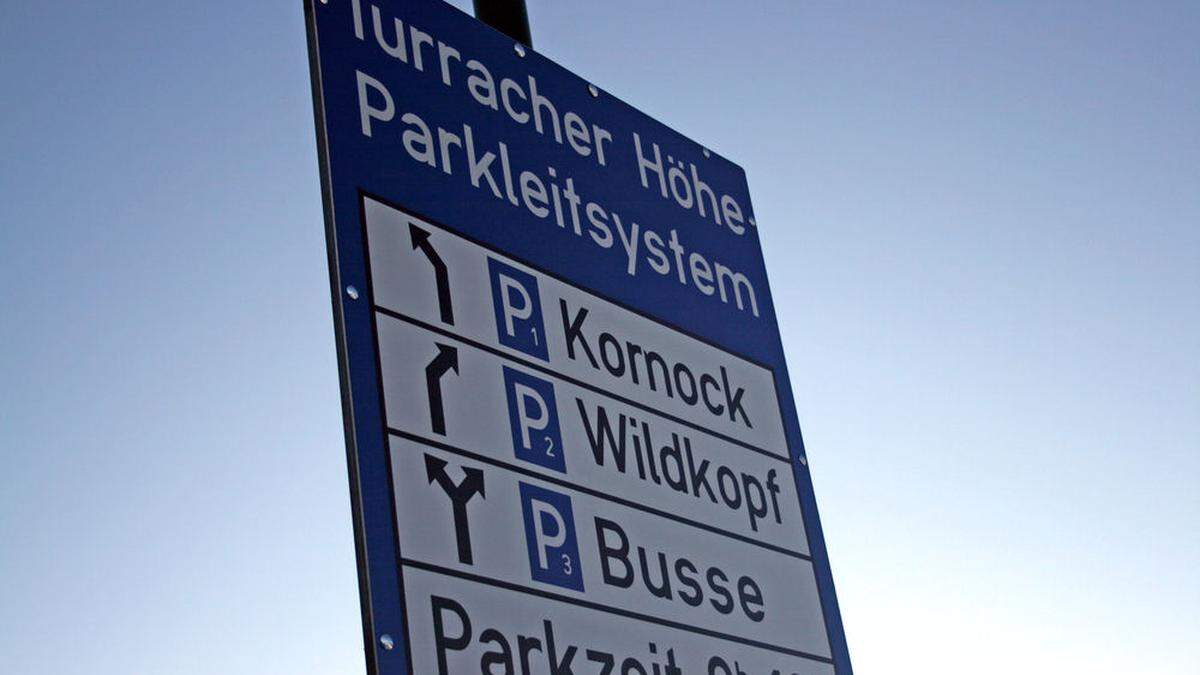 Das Parkleitsystem auf der Turrach soll auf neue Beine gestellt werden