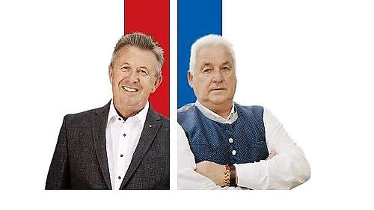 In St. Georgen am Längsee fällt die Entscheidung zwischen Konrad Seunig (SPÖ, links) und Wolfgang Grilz (FPÖ)