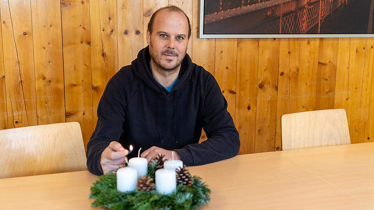 Der Advent kann einsam sein, aber nicht am 20. Dezember: Da feiert Peter Gödl mit allen im Ressidorf Weihnachten