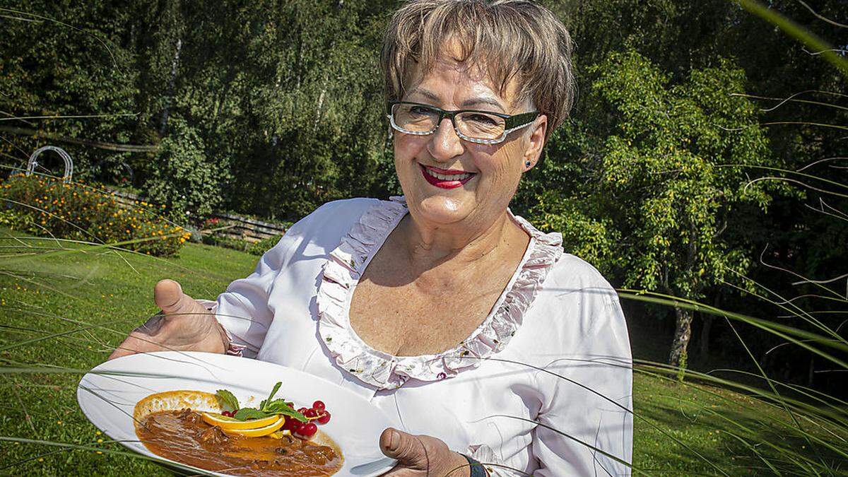 Margret Dorighi setzt bei ihrem Gulasch auf regionale Zutaten und Erfahrung 