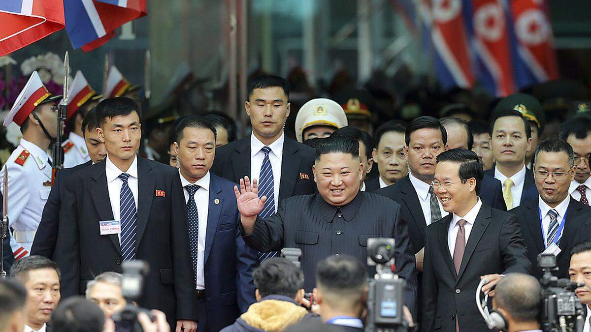 Kim Jong Un in Hanoi